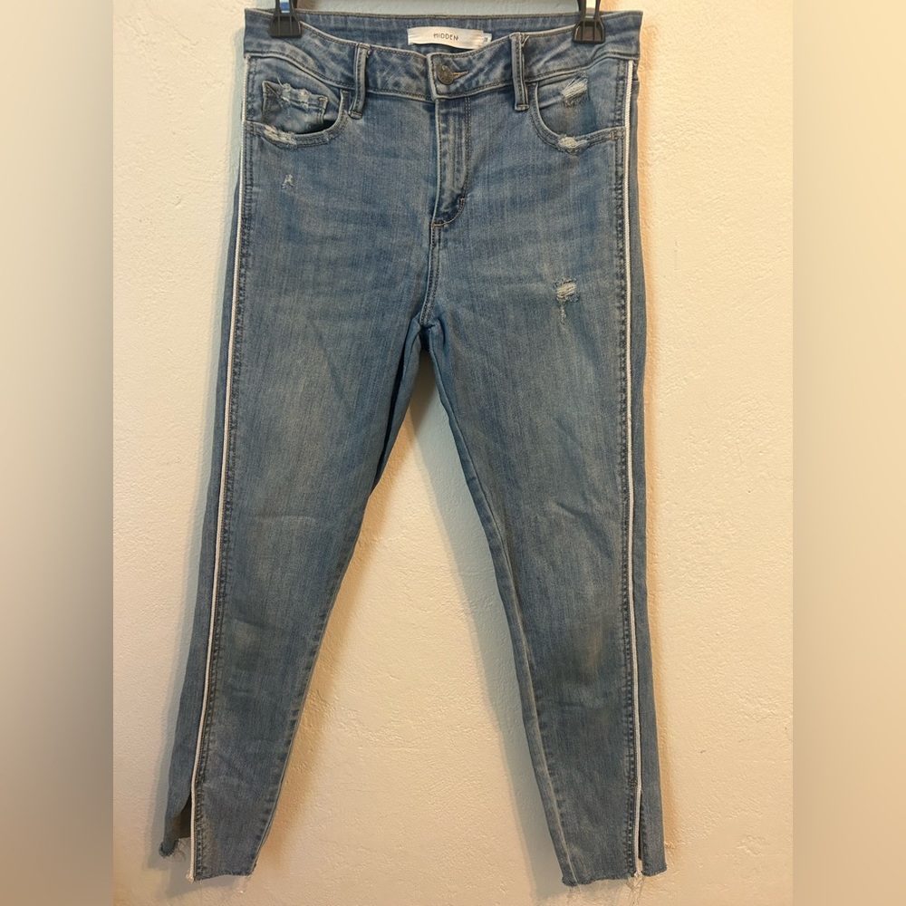 High Waisted Hidden Skinny Jeans